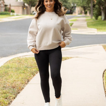 Black FULL LENGTH Leggings with POCKETS