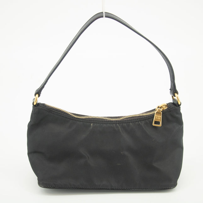 Prada Black Nylon Tessuto Pochette Bag #2308