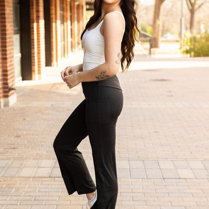 The Madeline - Tummy Control Bootcut Leggings