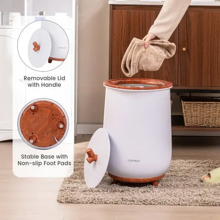 23L Bucket Towel Warmer with Scent Holder