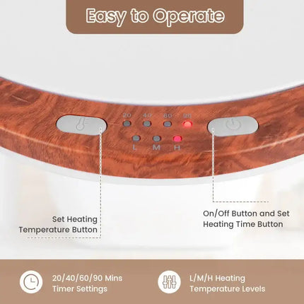 23L Bucket Towel Warmer with Scent Holder