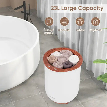 23L Bucket Towel Warmer with Scent Holder