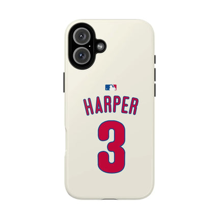Bryce Harper PowerGrip – Dual-Layer Defense & Slim Fit | Compatible with iPhone 8 to 16 Pro Max & Samsung Galaxy S10 to S25 Ultra