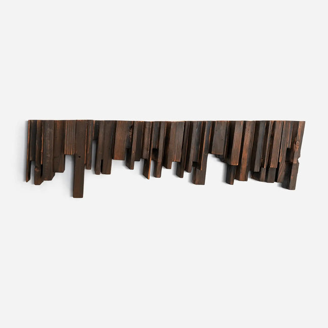 Artisan Crafted Wood Wall Sculpture - Organised Chaos Design