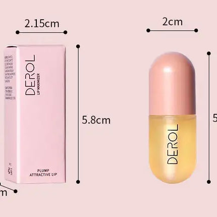 Day Night Instant Volume Lip Plumper Oil Clear Lasting Nourishing Repairing Reduce Lip Fine Line Care Lip Beauty Cosmetic