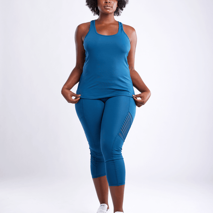 JupiterGear High-Waisted Pilates Leggings with Side Pockets & Mesh Pan