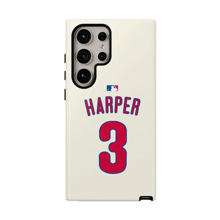 Bryce Harper PowerGrip – Dual-Layer Defense & Slim Fit | Compatible with iPhone 8 to 16 Pro Max & Samsung Galaxy S10 to S25 Ultra