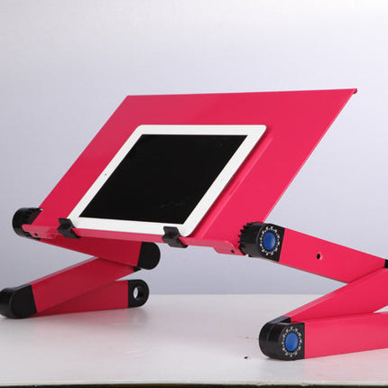 "Adjustable Folding Laptop Stand with Ergonomic Design and Mouse Pad"Adjustable Folding Laptop Stand with Ergonomic Design and Mouse Pad