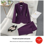 Purple Coat And Trousers / 3XL