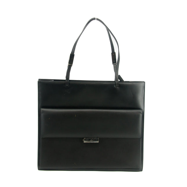 Gucci Black Smooth Leather Business Shoulder Bag #3432