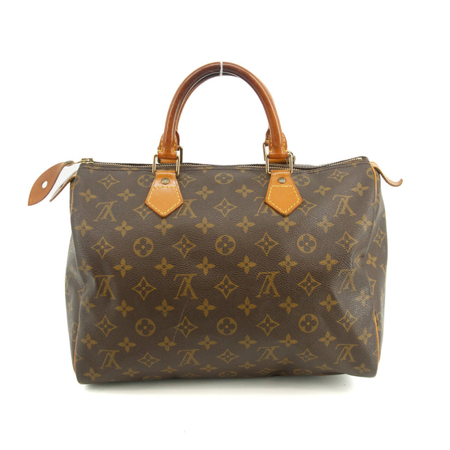 Louis Vuitton Monogram Canvas Brown Speedy 30 Handbag #3478