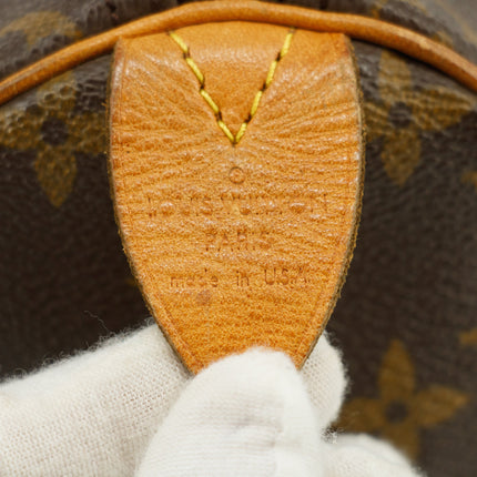Louis Vuitton Monogram Canvas Brown Speedy 30 Handbag #3478