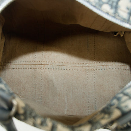 Christian Dior Blue Trotter Canvas Mini Boston Bag #3656