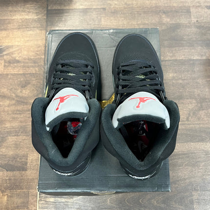 (GS) Black Metallic Jordan 5 (USED)