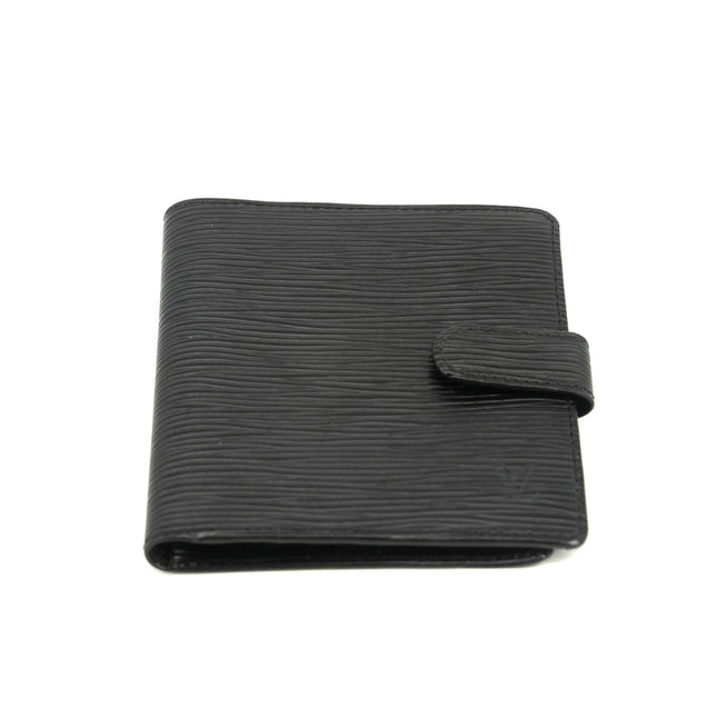 Louis Vuitton Black Epi Leather Bifold Wallet #3712