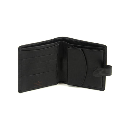 Louis Vuitton Black Epi Leather Bifold Wallet #3712