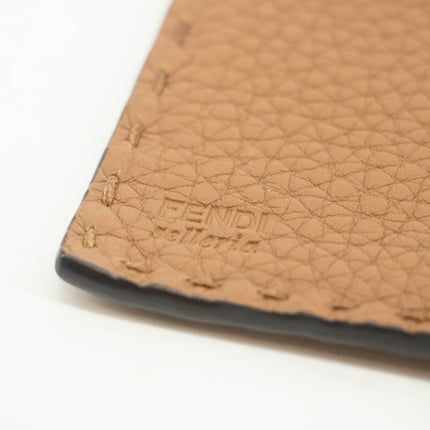 Fendi Brown FF Zucca Leather Long Wallet #3717
