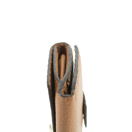 Fendi Brown FF Zucca Leather Long Wallet #3717