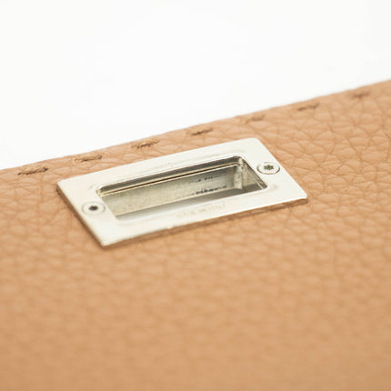 Fendi Brown FF Zucca Leather Long Wallet #3717