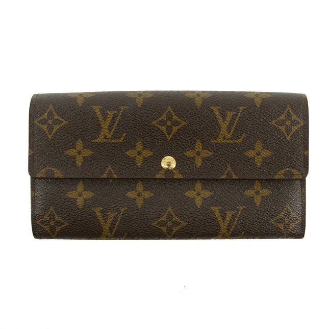 Louis Vuitton Monogram Canvas Sarah Long Wallet #3828