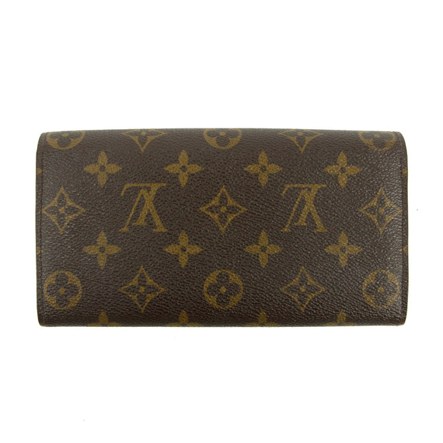 Louis Vuitton Monogram Canvas Sarah Long Wallet #3828