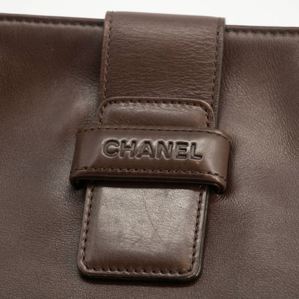 Chanel Brown Soft Leather Shoulder Bag 5 Series #3969