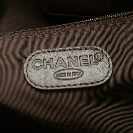 Chanel Brown Soft Leather Shoulder Bag 5 Series #3969