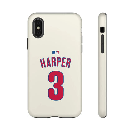 Bryce Harper PowerGrip – Dual-Layer Defense & Slim Fit | Compatible with iPhone 8 to 16 Pro Max & Samsung Galaxy S10 to S25 Ultra