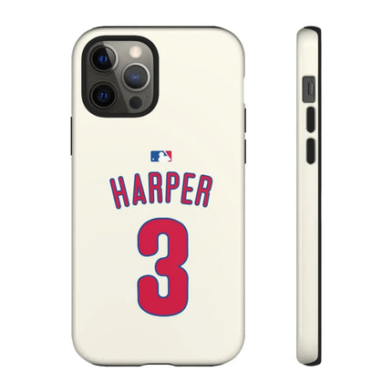 Bryce Harper PowerGrip – Dual-Layer Defense & Slim Fit | Compatible with iPhone 8 to 16 Pro Max & Samsung Galaxy S10 to S25 Ultra