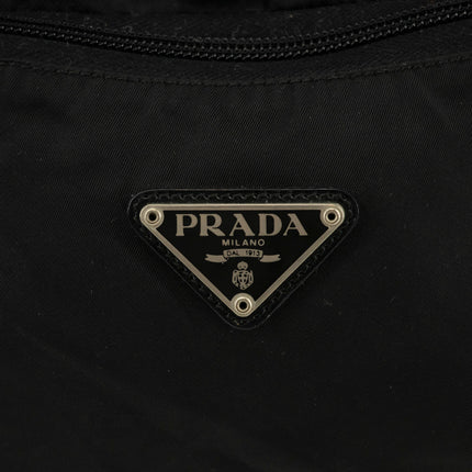 Prada Black Tessuto Nylon x Leather Backpack #4631