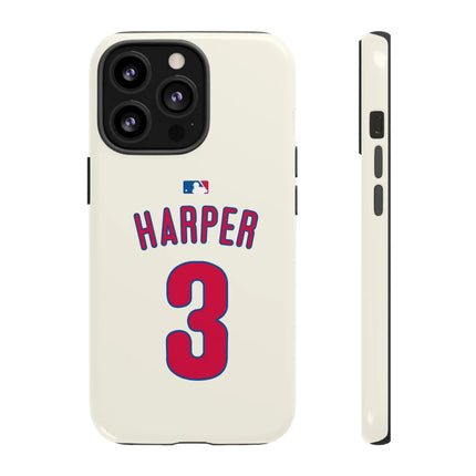 Bryce Harper PowerGrip – Dual-Layer Defense & Slim Fit | Compatible with iPhone 8 to 16 Pro Max & Samsung Galaxy S10 to S25 Ultra