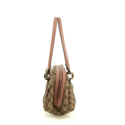 Gucci GG Canvas Beige Twins Boston Shoulder Bag #4694