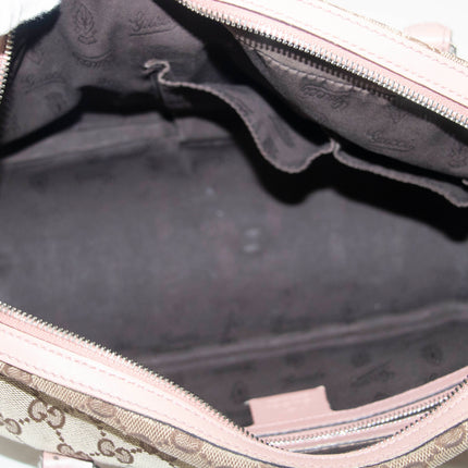 Gucci GG Canvas Beige Twins Boston Shoulder Bag #4694