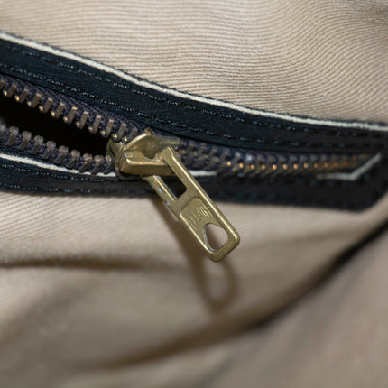 Christian Dior Blue Trotter Canvas Mini Boston Bag #4783