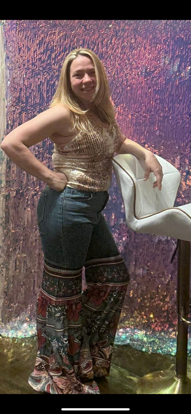Boho Floral Flares