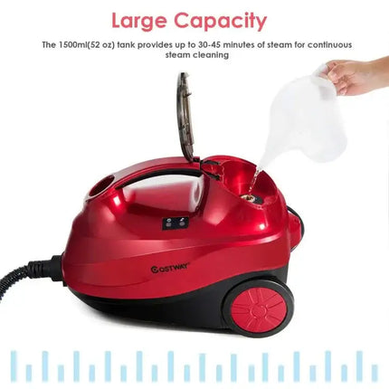2000W Heavy-Duty Steam Mop with Handheld Unit