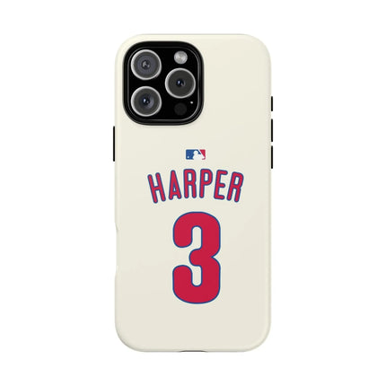Bryce Harper PowerGrip – Dual-Layer Defense & Slim Fit | Compatible with iPhone 8 to 16 Pro Max & Samsung Galaxy S10 to S25 Ultra