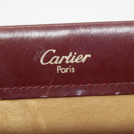 Cartier Trinity Cage Red Leather Handle Bag #5748