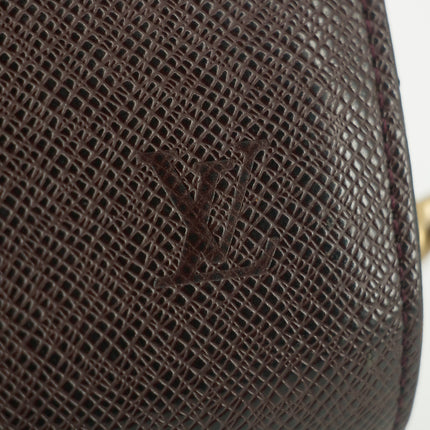 Louis Vuitton Taiga Brown Leather Wrist Bag #5794