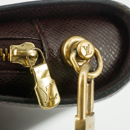 Louis Vuitton Taiga Brown Leather Wrist Bag #5794