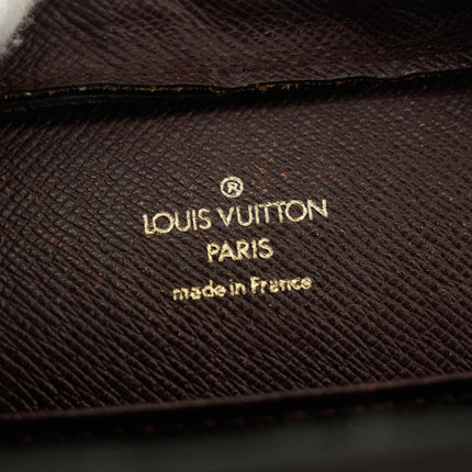 Louis Vuitton Taiga Brown Leather Wrist Bag #5794