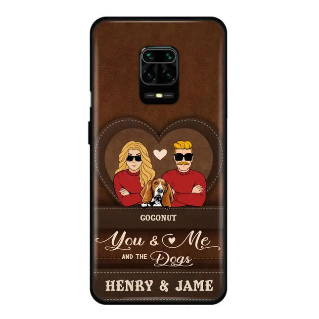 Personalized You & Me And The Dogs Phone Case - Up to 5 Dogs - Valentine's Day Gift Idea For Couple/Dog Lover - Case For Xiaomi, Oppo And Huawei
