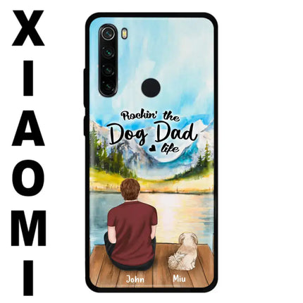 Personalized Pet Mom/Dad Phone Case - Chubby or Slim With Up To 7 Pets - Rocking The Dog Dad Life