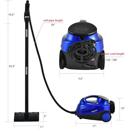 2000W Steam Mop with Detachable Handheld Unit