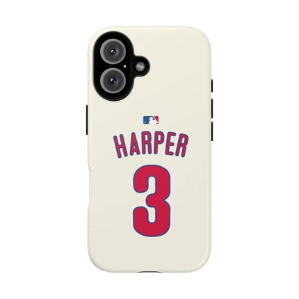 Bryce Harper PowerGrip – Dual-Layer Defense & Slim Fit | Compatible with iPhone 8 to 16 Pro Max & Samsung Galaxy S10 to S25 Ultra