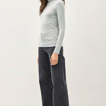 Be Cool Mock Neck Long Sleeve T-Shirt