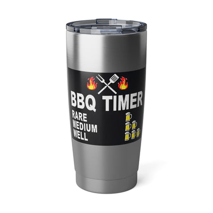 "BBQ Timer" Stainless Steel 20 oz Tumbler
