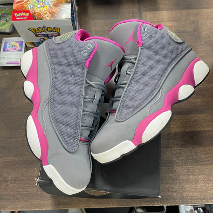 (GS) Cool Grey Fusion Pink Jordan 13 (USED)