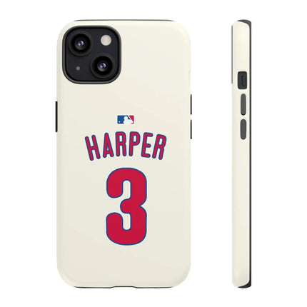 Bryce Harper PowerGrip – Dual-Layer Defense & Slim Fit | Compatible with iPhone 8 to 16 Pro Max & Samsung Galaxy S10 to S25 Ultra