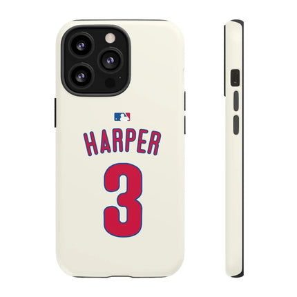 Bryce Harper PowerGrip – Dual-Layer Defense & Slim Fit | Compatible with iPhone 8 to 16 Pro Max & Samsung Galaxy S10 to S25 Ultra